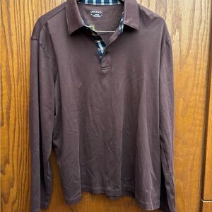 UNTUCKit Men's Dark Brown Polo Shirt